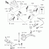 Схема узла: Замок зажигания для Kawasaki VN2000 VN2000 Classic