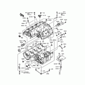 Схема вузла: Картер двигуна для Kawasaki ZR800 Z800 ABS
