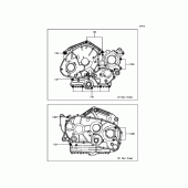Схема вузла: Болти картера двигуна для Kawasaki VN900 Vulcan 900 Custom