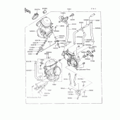 Схема узла: Карбюратор(1/2) для Kawasaki VN750 Vulcan 750