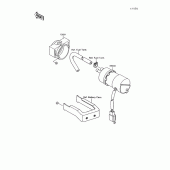 Схема вузла: Fuel pump для Kawasaki VN1500 Vulcan 88