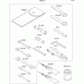 Схема вузла: Owner`s tools(1/2) для Kawasaki VN800 Vulcan 800 Classic