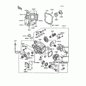 Схема вузла: Front bevel gear(1/3) для Kawasaki ZG1000 Concours