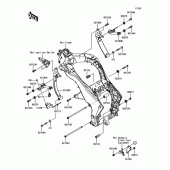 Схема узла: Крепление двигателя для Kawasaki ZX1000 Ninja 1000 ABS