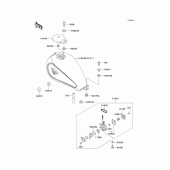 Схема узла: Топливный бак(1/2)(en500-a4) для Kawasaki EN500 Vulcan 500