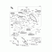Схема узла: Кофры(1/2)(side bag) для Kawasaki VN1700 Vulcan 1700 Vaquero