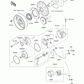 Схема вузла: Starter motor для Kawasaki ZR750 Z750 ABS