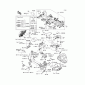 Схема вузла: Електроустаткування для Kawasaki ER650 ER-6N ABS