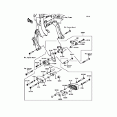 Схема вузла: Аксесуар ( 엔진 gard) для Kawasaki EX400 Ninja 400R ABS