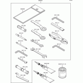 Схема вузла: Owner`s tools для Kawasaki ZR750 ZR-7