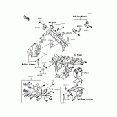 Схема вузла: Електроустаткування для Kawasaki KL110 KSR