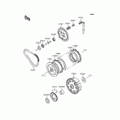 Схема вузла: Зчеплення для Kawasaki KLE500