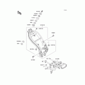 Схема узла: Рама для Kawasaki EX250 ZZR250