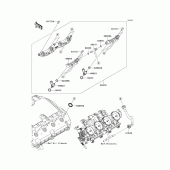 Схема узла: Top feed injecter для Kawasaki ZX600 Ninja ZX-6R