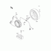 Схема вузла: Генератори для Kawasaki KL250 KL250 Super Sherpa