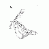 Схема вузла: Рама для Kawasaki ZR400 ZRX-II