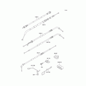 Схема вузла: Cable для Kawasaki ZX600 Ninja ZX-6