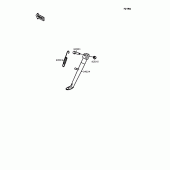 Схема вузла: Підставка для Kawasaki EL250 Eliminator 250LX