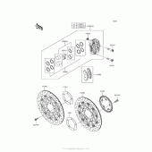 Схема вузла: Переднє гальмо для Kawasaki ZX1400 Ninja ZX-14R ABS SE