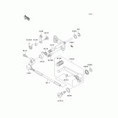 Схема узла: Переключатель передач для Kawasaki ZX1200 Ninja ZX-12R