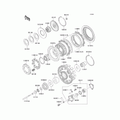 Схема вузла: Зчеплення для Kawasaki VN1500 VN1500 Classic Tourer