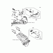 Схема вузла: Taillight(s) для Kawasaki EX300 Ninja 300 ABS