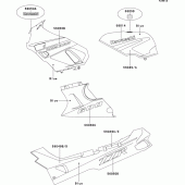Схема узла: Decal(blue/blue) для Kawasaki ZX600 ZZ-R600