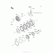 Схема вузла: Зчеплення для Kawasaki KLX140 KLX140L