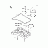 Схема вузла: Масляний піддон для Kawasaki ZR750 Zephyr