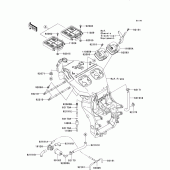 Схема вузла: Повітряний фільтр для Kawasaki ZX1200 Ninja ZX-12R