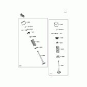 Схема вузла: Клапан для Kawasaki EX250 Ninja 250