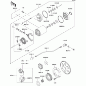 Схема вузла: Starter motor для Kawasaki VN800 Vulcan 800 Classic