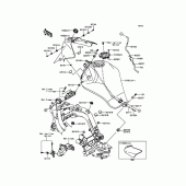 Схема вузла: Паливний бак для Kawasaki EX650 ER-6F ABS