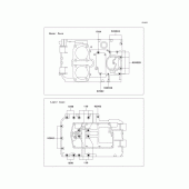 Схема вузла: Болти картера двигуна для Kawasaki EX500 GPZ500S
