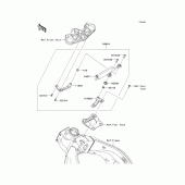 Схема узла: Аксессуары(steering damper) для Kawasaki ZX636 Ninja ZX-6R
