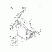 Схема вузла: Рама для Kawasaki VN1700 Vulcan 1700 Voyager ABS