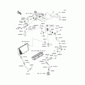 Схема вузла: Water pipe для Kawasaki ZR800 Z800