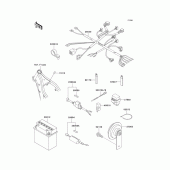 Схема вузла: Електроустаткування для Kawasaki KLX250 KLX250