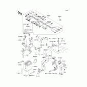 Схема вузла: Електроустаткування для Kawasaki KL650 KLR650