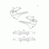 Схема вузла: Decals(kx100-d2) для Kawasaki KX100