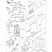 Схема вузла: Accelerator pump для Kawasaki ZX750 Ninja ZX-7RR