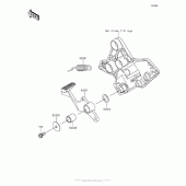 Схема вузла: Лапка гальма для Kawasaki KLZ1000 Versys 1000 LT