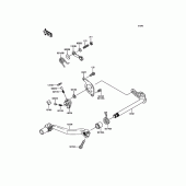 Схема узла: Переключатель передач для Kawasaki KLX450 KLX450R
