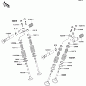 Схема вузла: Клапан для Kawasaki EX500 EX500