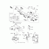 Схема вузла: Електроустаткування для Kawasaki VN900 Vulcan 900 Custom