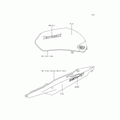 Схема вузла: Наклейки для Kawasaki ZR750 ZR-7