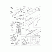 Схема вузла: Accelerator pump для Kawasaki ZX750 Ninja ZX-7R