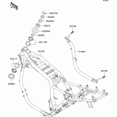 Схема узла: Рама для Kawasaki ZR1200 ZRX1200