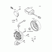 Схема вузла: Генератор для Kawasaki KLX110 KLX110