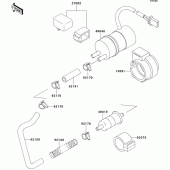 Схема вузла: Fuel pump для Kawasaki ZX600 ZZ-R600